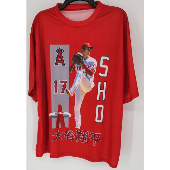Los Angeles Angels Anaheim Shohei Ohtani MVP Tshirt XL Stadium Giveaway Japanese - Picture 2 of 8